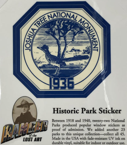 Historic Park Sticker - Joshua Tree National Park Association