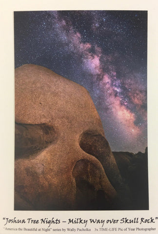 Skull Rock Night Sky Note Card - Joshua Tree National Park Association