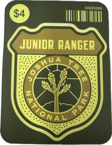 Park Ranger Badge Sticker Junior Ranger Badge Sticker – Joshua Tree National Park Association
