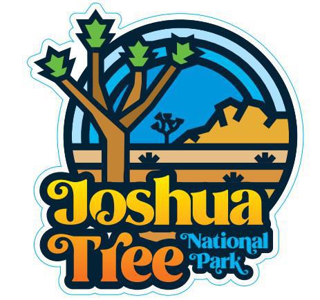 13474 - Text - Joshua Tree - Sticker - Large