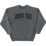 Joshua Tree Embroidered Crew - Charcoal