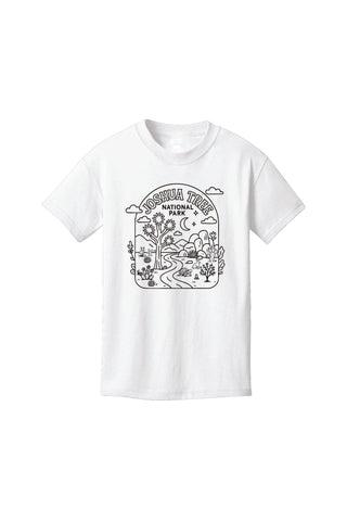 Scribble Tee Youth Coloring Shirt XL