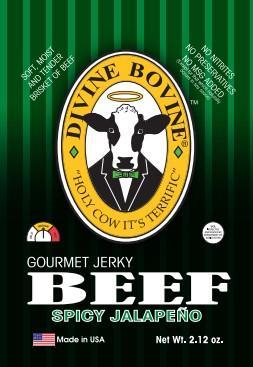 Divine Bovine Spicy Jalapeno Beef Jerky