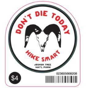 Don't Die Hike Smart Sticker (SMALL)