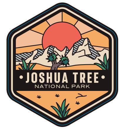 13104 - Outdoor Hex - Joshua Tree - Sticker - Large