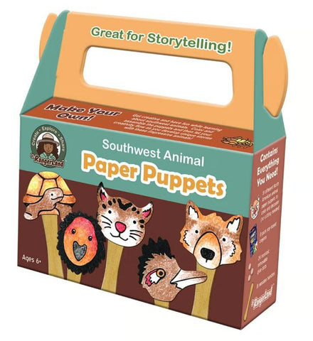 Southwest Animal Paper Puppet Art Kit