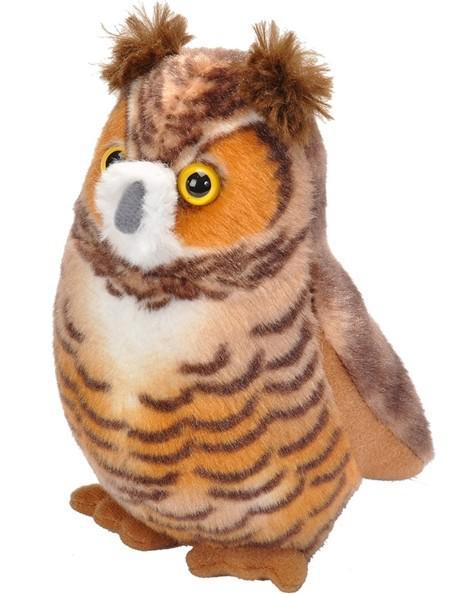 Singing Bird - Great Horned Owl Plush #18240 – Joshua Tree