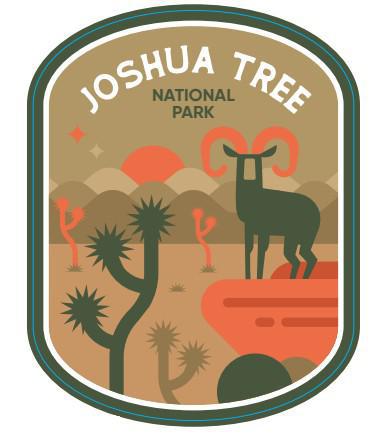 08824 - Joshua Tree Bighorn Sheep - Sticker - Large