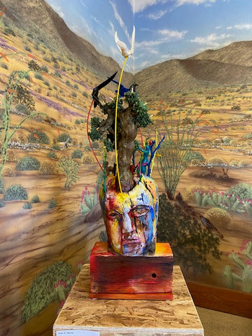 Vision of Joshua Tree and Life by Roger B. Tapiceria