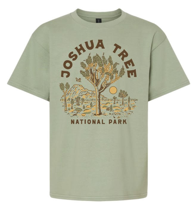 Adult Daytime T-shirt, Sage – Joshua Tree National Park Adult Daytime T-shirt, Sage – Joshua Tree National Park