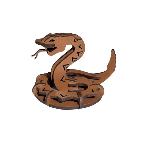 JT Wood Rattlesnake - Brown
