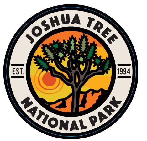 07940 - Bold Circle Day - Joshua Tree - Sticker - Large