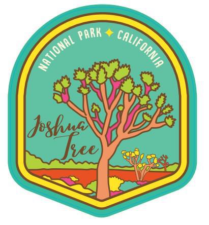 S05235 - Pastel Patch - Joshua Tree - Sticker - Small