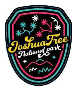S08813 - Neon Lines - Joshua Tree - Sticker - Small