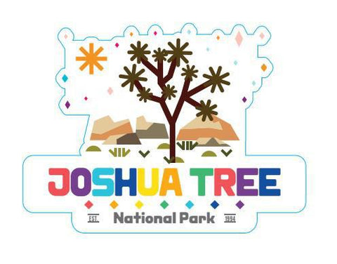S17865 - Color Icons - Joshua Tree - Sticker - Small