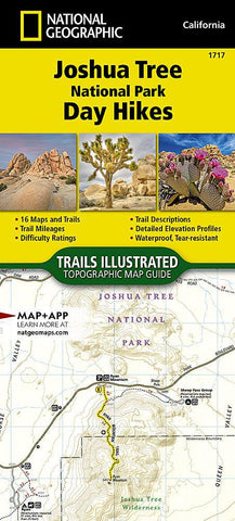Joshua Tree National Park Day Hikes - Trails Map