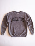 Joshua Tree Embroidered Crew - Charcoal