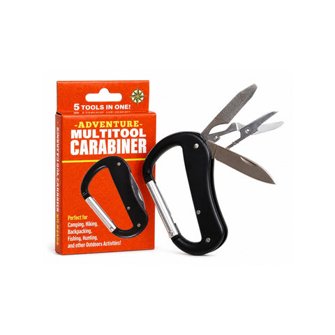 Multitool Carabiner – 5-in-1 Pocket Tool