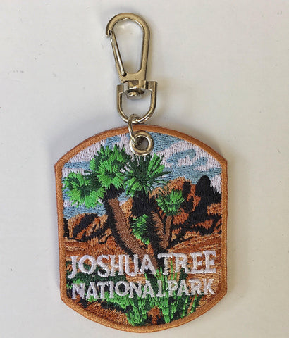 Embroidered Two- Sided Keychain - Joshua Tree National Park Association