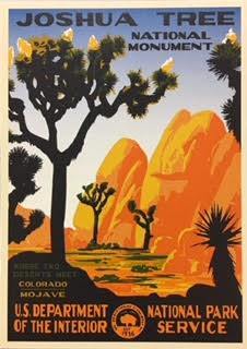 WPA Vintage Style Note Card Pack - Joshua Tree National Park Association
