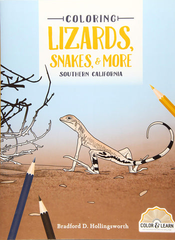Lizards, Snakes, & More Coloring Book
